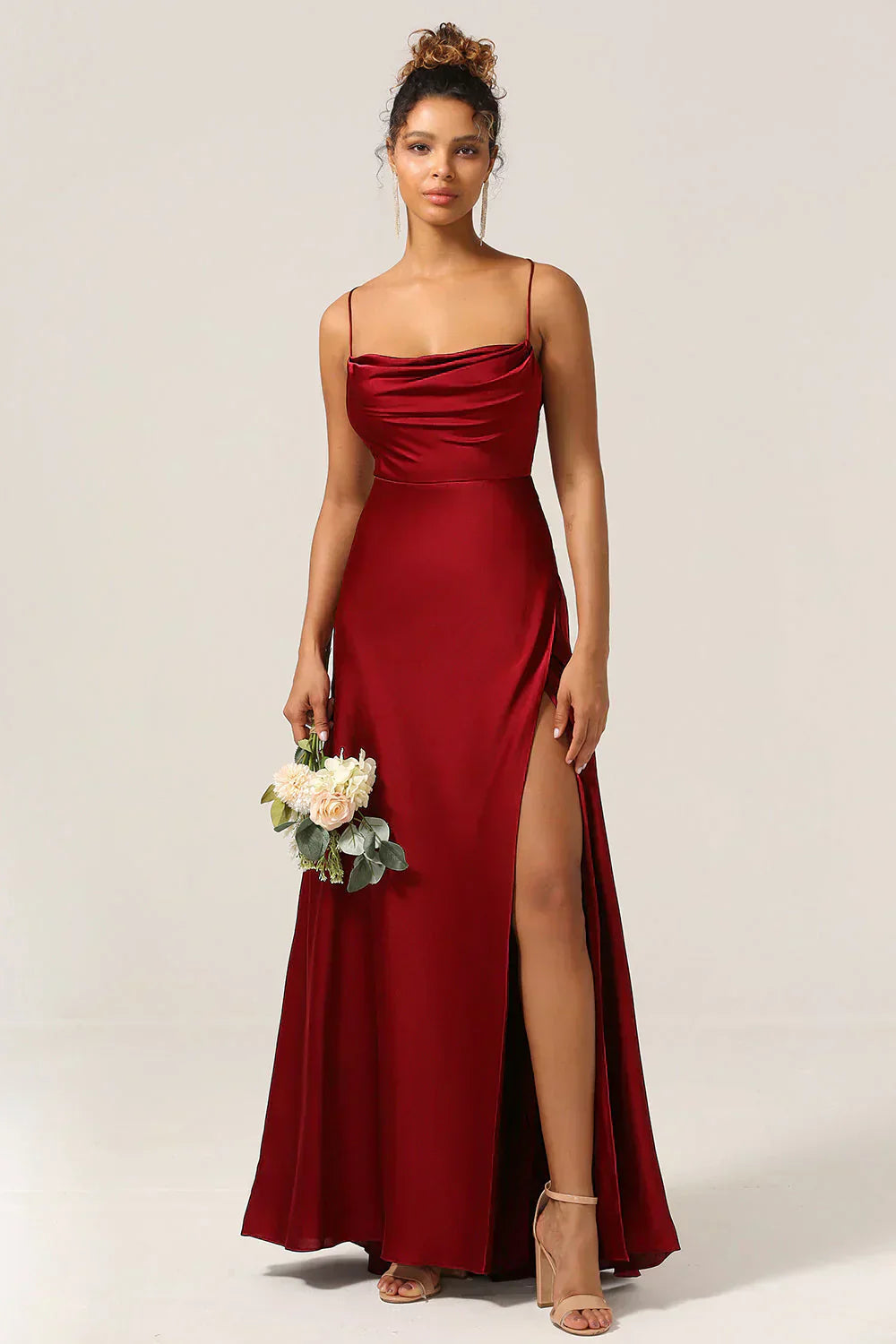 Chloé | Robe Maxi de Soirée Fluide Élégante