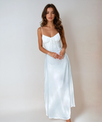 Camille | Robe Maxi de Mariage Fluide Élégante