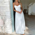 Camille | Robe Maxi de Mariage Fluide Élégante