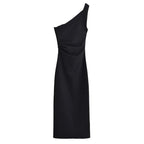 Claire | Robe Midi Asymétrique Tendance Élégant