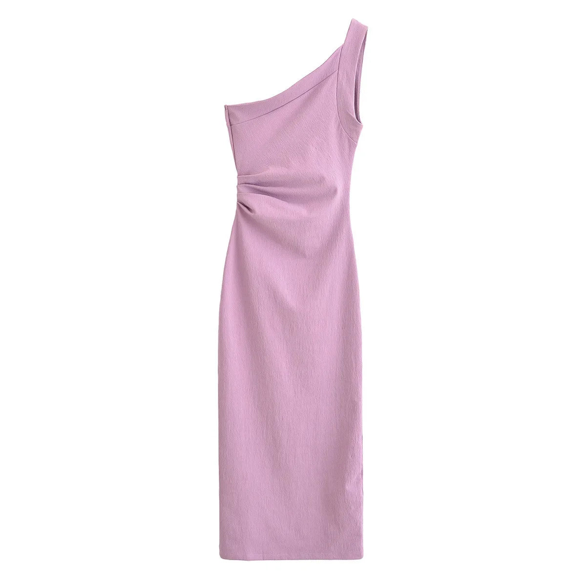 Claire | Robe Midi Asymétrique Tendance Élégant