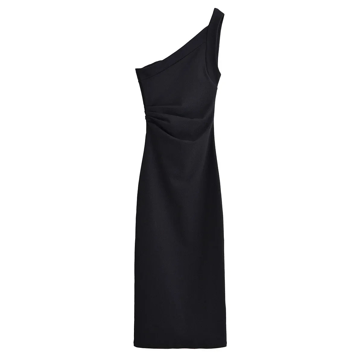 Claire | Robe Midi Asymétrique Tendance Élégant
