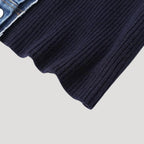 Claire | Cardigan en Tricot Marine Tendance Élégant
