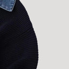 Claire | Cardigan en Tricot Marine Tendance Élégant