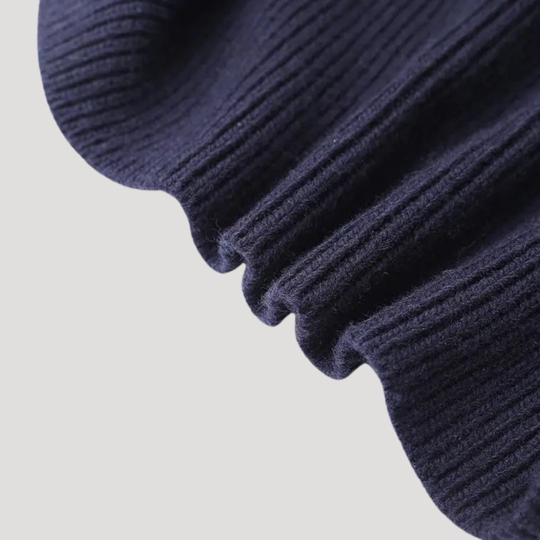 Claire | Cardigan en Tricot Marine Tendance Élégant