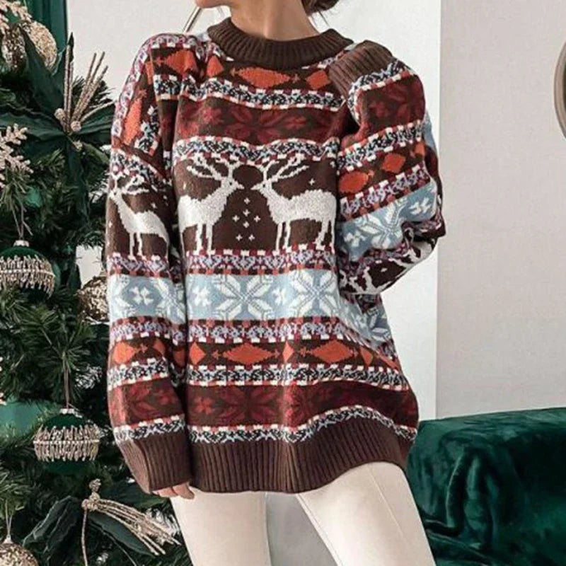 Élodie | Pull de Noël Tendance Printanier Élégant