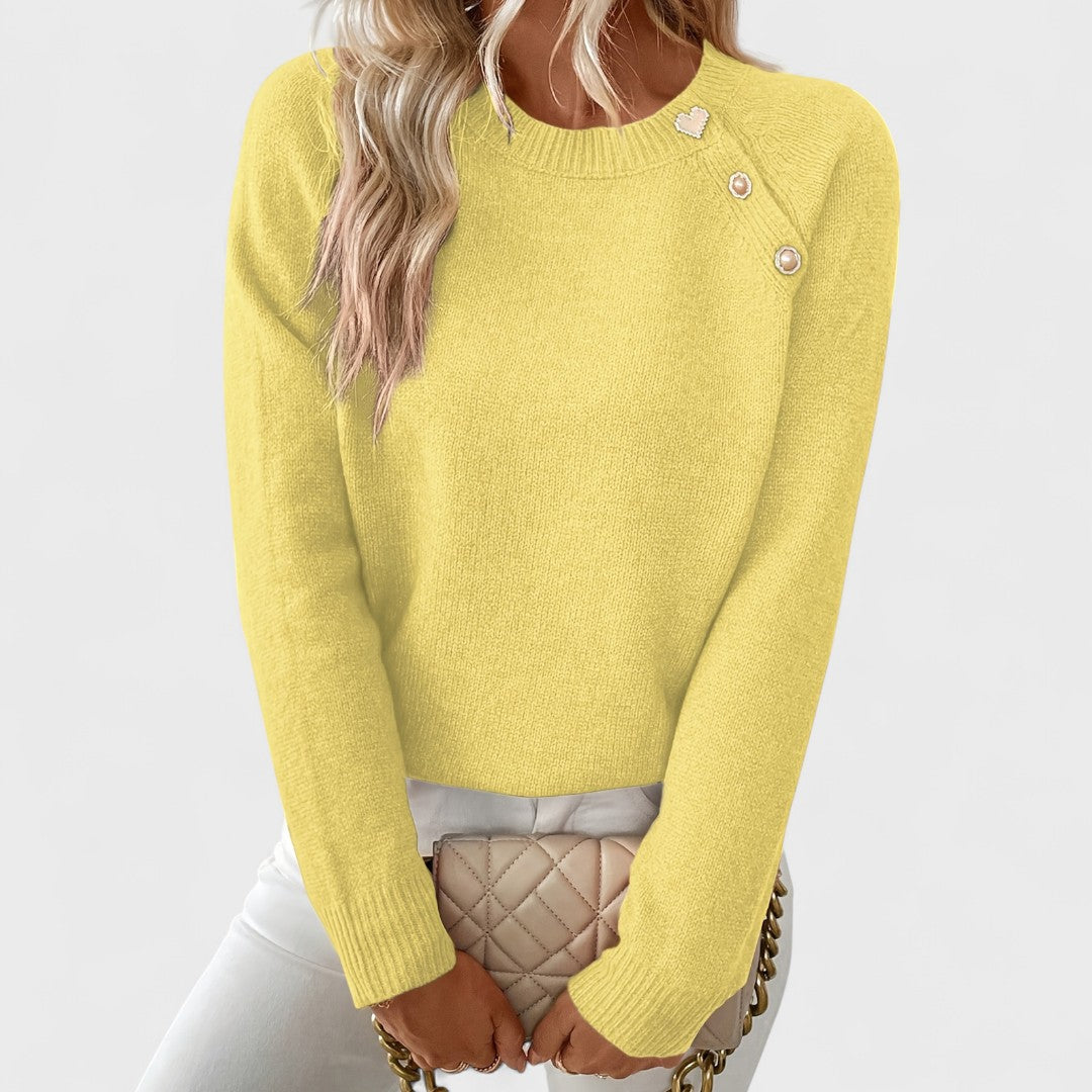 Roxanne - Pull chic asymétrique