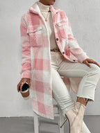 Elina - Manteau doux femme – Rose