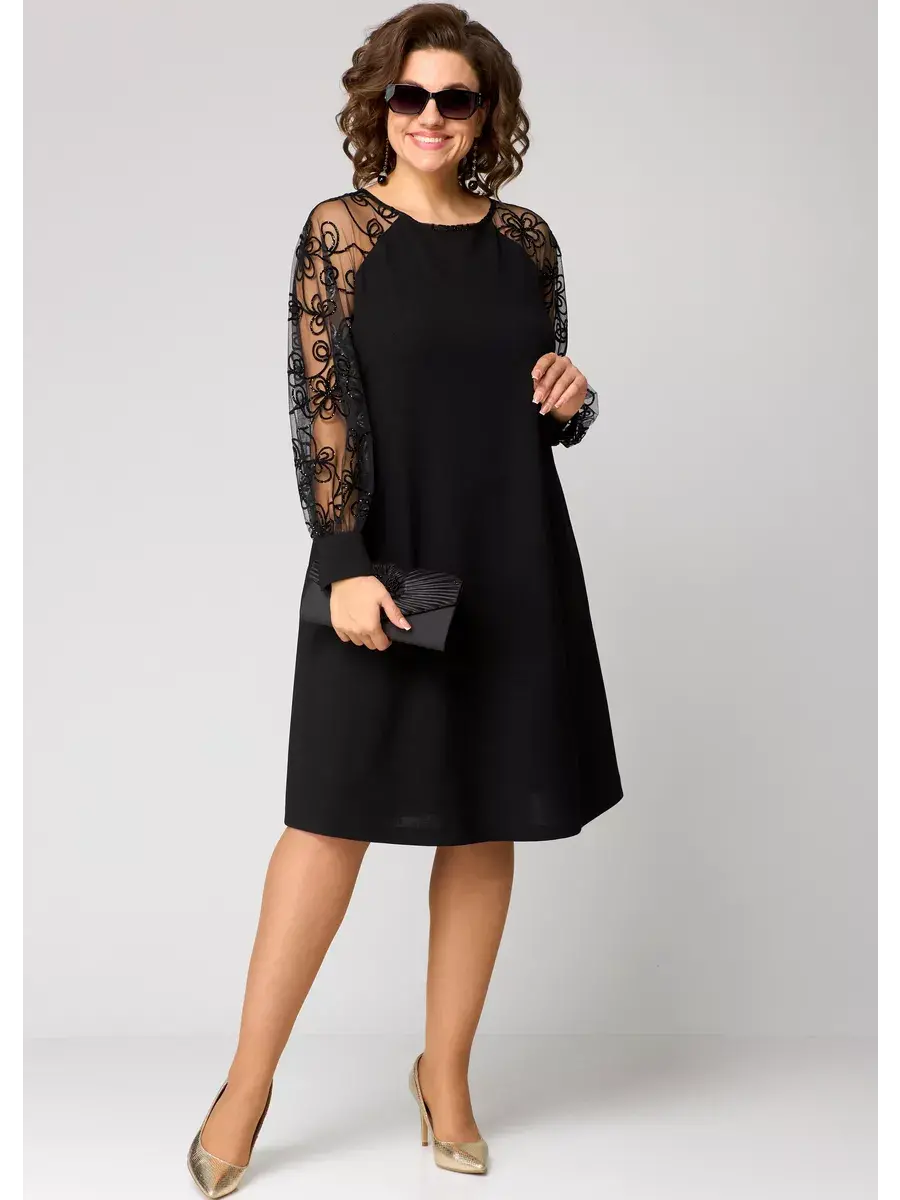 Lidia™ | La robe élégante à manches en dentelle