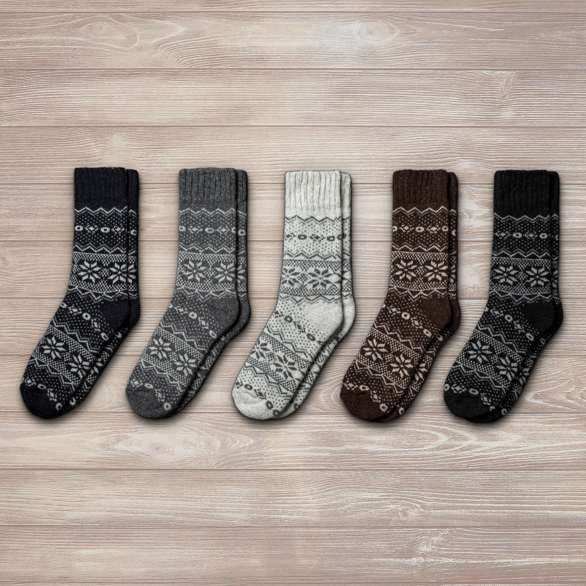 Bergen Wool (Set of 5 Pairs)