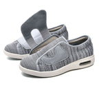 Chaussures Diabétiques Unisexes | Spécial Pieds Gonflés – Gris
