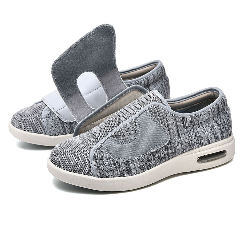 Chaussures Diabétiques Unisexes | Spécial Pieds Gonflés – Gris