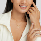 Collier Lettre Bubble Chic