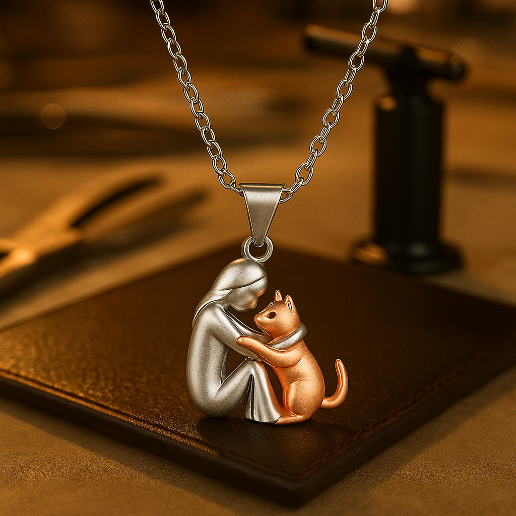 Beth™ – Collier en forme de chat