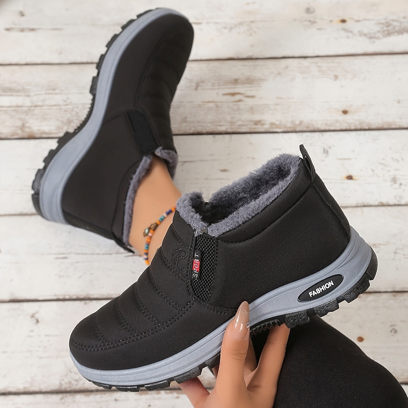 OrthoHiver - Chaussures de marche d'hiver à confort orthopédique