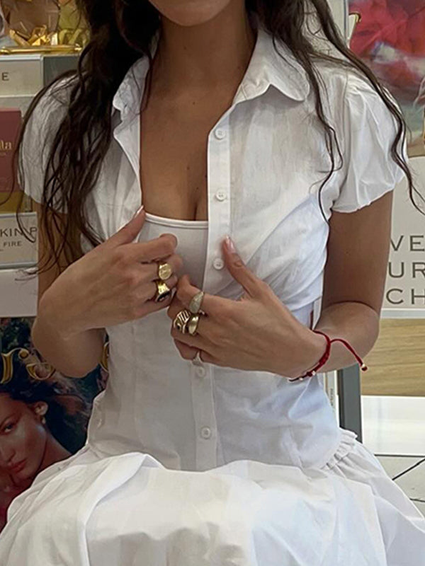 Claire | Chemise Popeline Slim-Fit Tendance Élégante