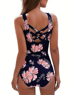 Camille - Maillot De Bain À Motif Floral Élégant Et Féminin