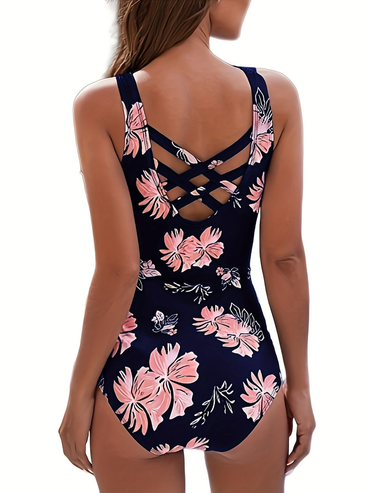 Camille - Maillot De Bain À Motif Floral Élégant Et Féminin
