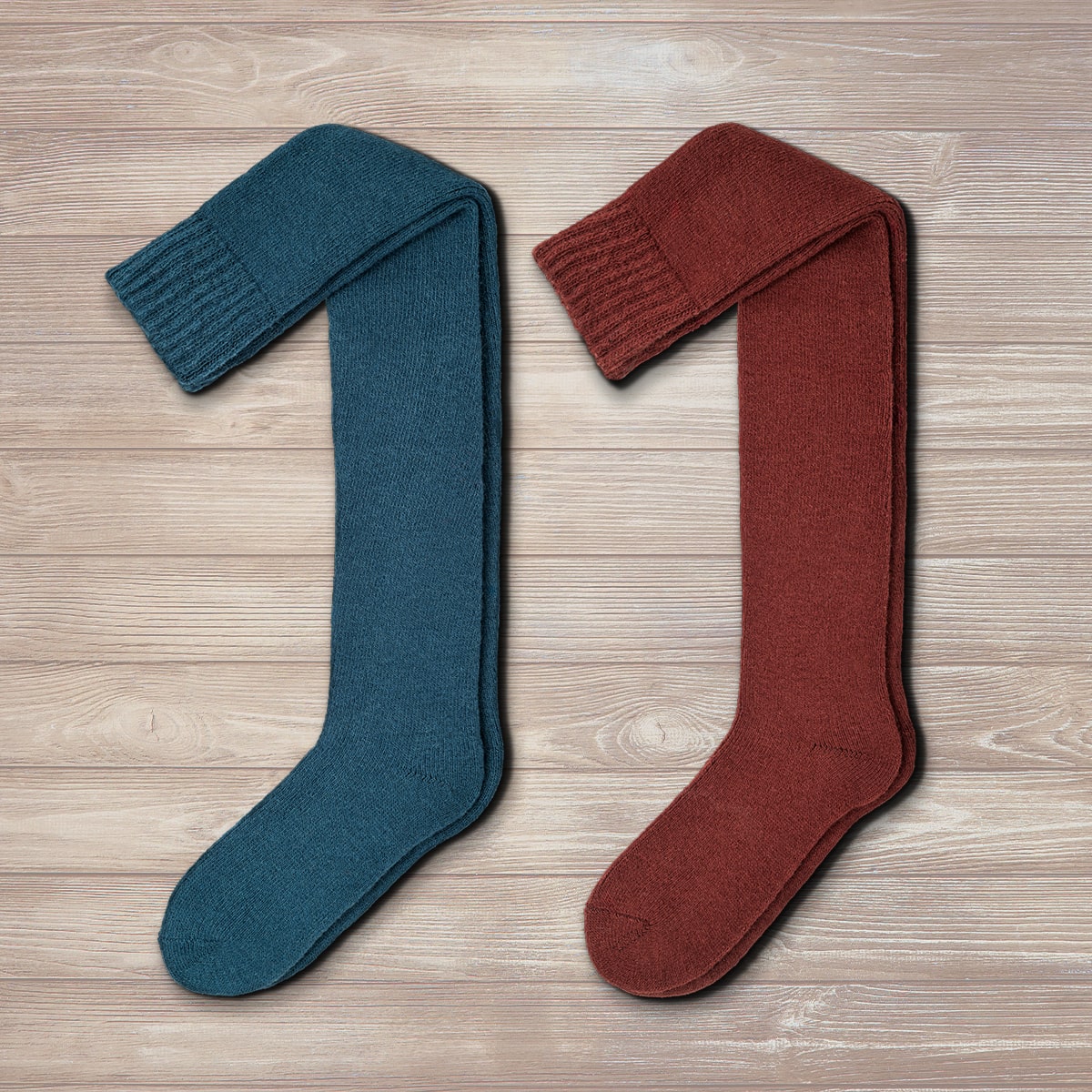 Éléments au-dessus du genou - Lot de 2 paires
