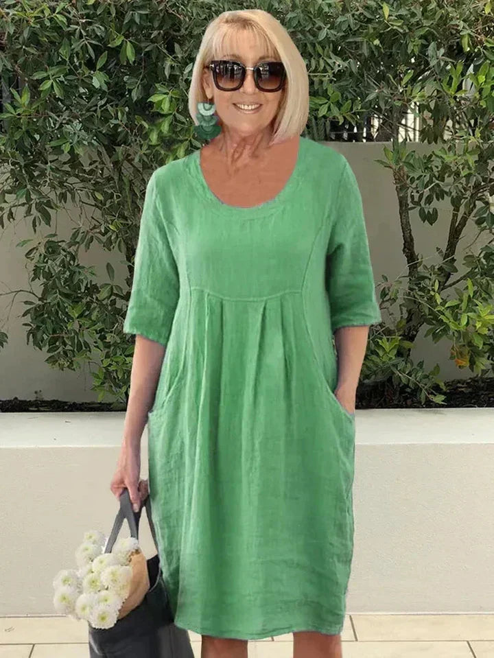 Joëlle - Robe Longue Sans Manches Femme