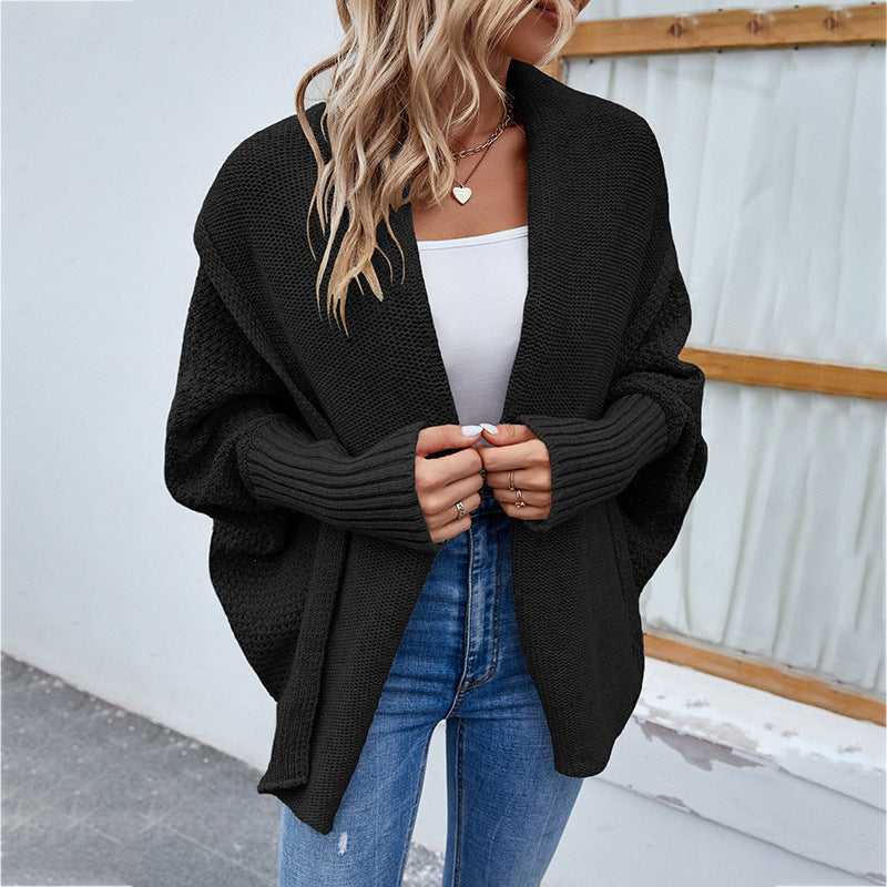 Aurore - Cardigan Tricoté Lâche Confort Femme