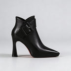 Claudine | Bottines à talons et boucle oversize