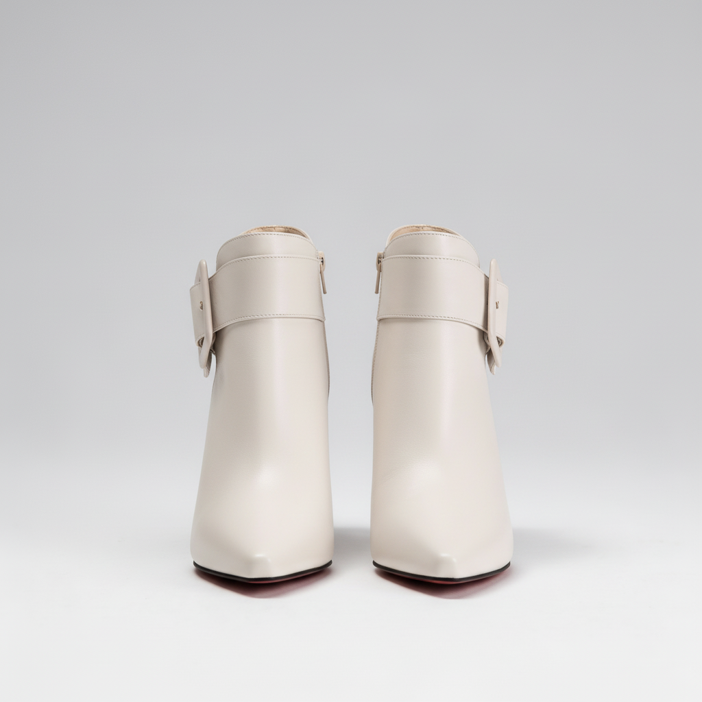 Claudine | Bottines à talons et boucle oversize
