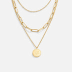 Layered Necklace with Vintage Piece