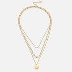 Layered Necklace with Vintage Piece