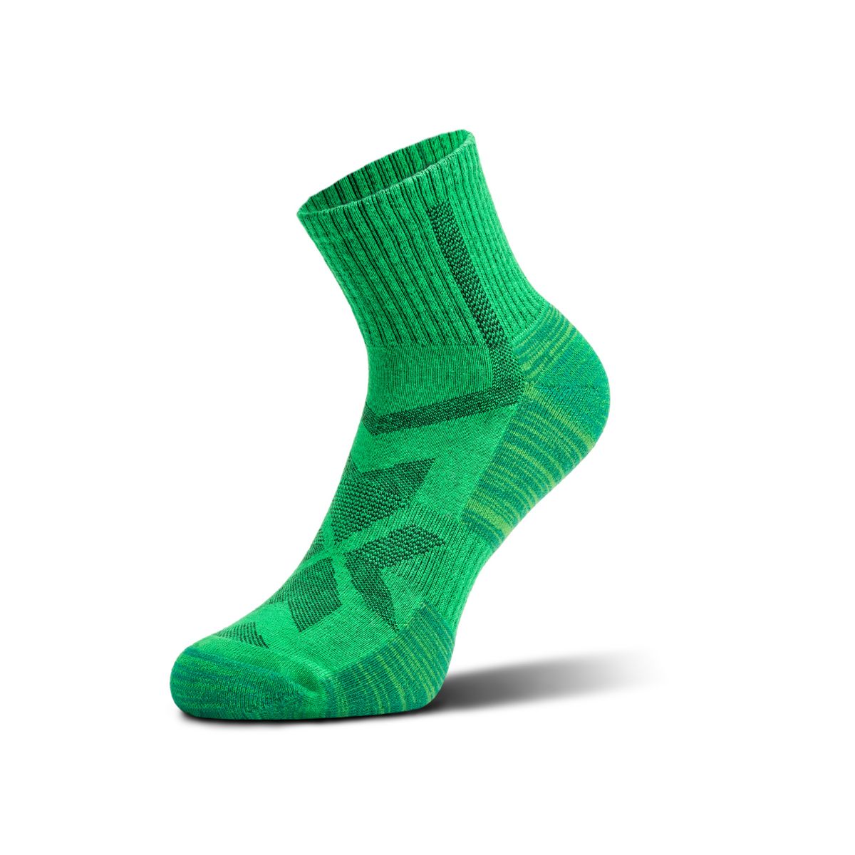 Randonnée - Paire de Chaussettes Basses Vertes