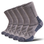 Chaussettes de randonnée grises - Lot de 5 paires