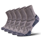 Chaussettes de randonnée basses grises - Lot de 5 paires