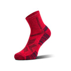 Randonnée - Paire de chaussettes basses rouges