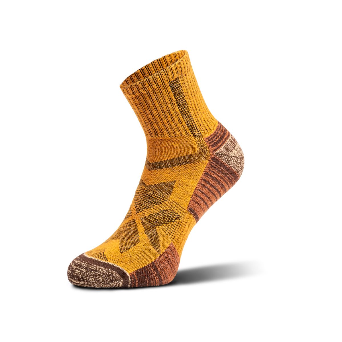 Randonnée - Paire de Chaussettes Basses Jaunes