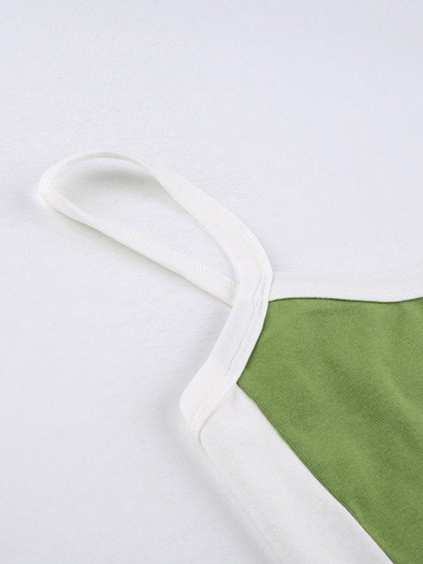 Claire | Top Cami Contrast Tendance Printanier Élégant