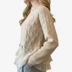 Élodie™ — Pull texturé élégance intemporelle
