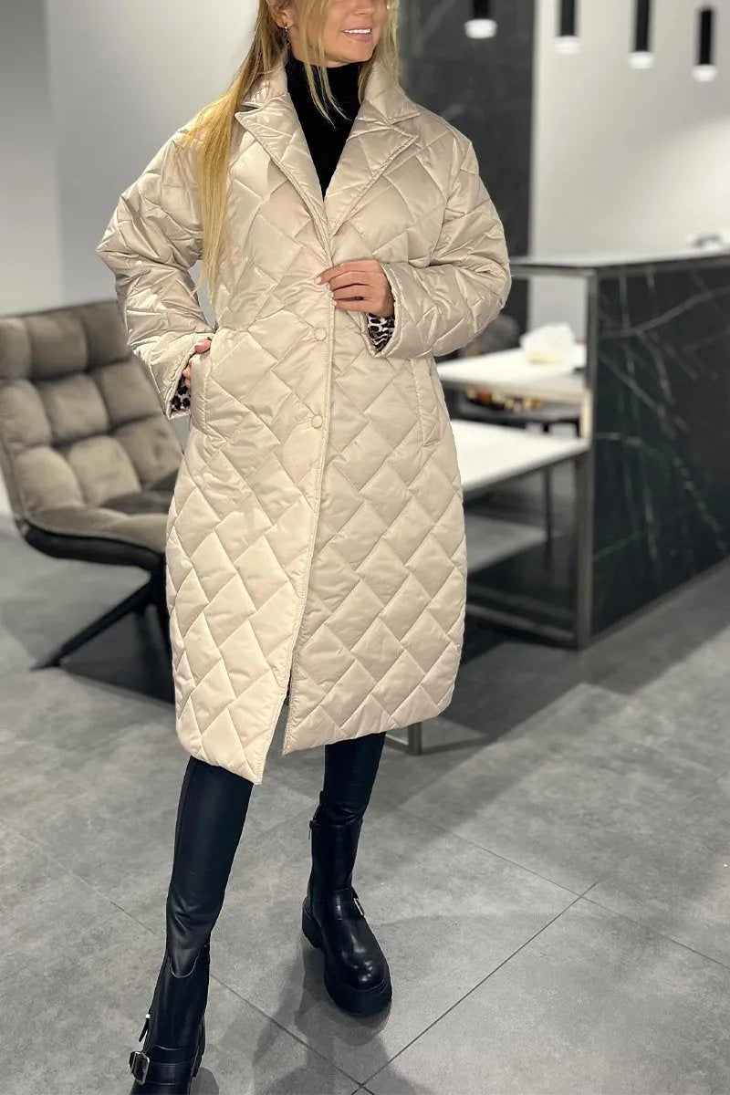 Claudine™ | Manteau réversible chaud et élégant