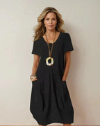 ROBE MIDI FLUIDE POUR FEMMES