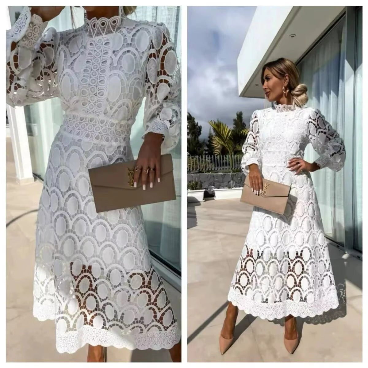 Emma | Robe Maxi d'Été en Dentelle Tendance Élégante