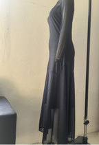 Leone | Robe longue en tulle noir
