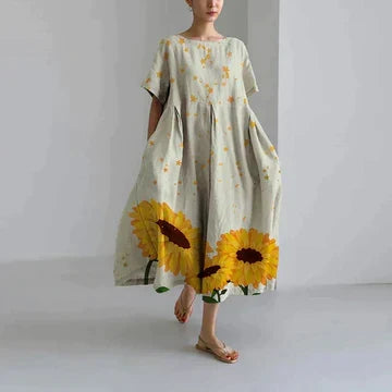 Azélie - Robe Décontractée Et Élégante Avec Imprimé Floral Tendance