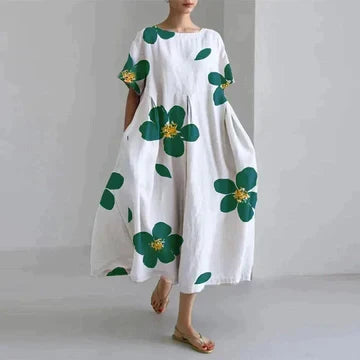 Azélie - Robe Décontractée Et Élégante Avec Imprimé Floral Tendance