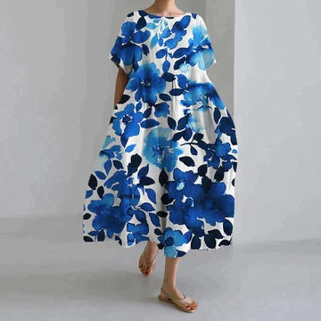 Azélie - Robe Décontractée Et Élégante Avec Imprimé Floral Tendance