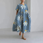 Azélie - Robe Décontractée Et Élégante Avec Imprimé Floral Tendance
