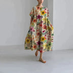 Azélie - Robe Décontractée Et Élégante Avec Imprimé Floral Tendance
