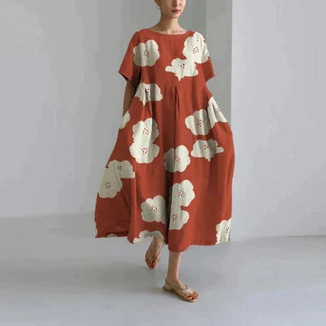 Azélie - Robe Décontractée Et Élégante Avec Imprimé Floral Tendance