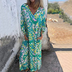 Laurence - Robe Longue Bohème Légère Femme