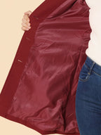 Clémence | Manteau d'hiver pour femme à un bouton